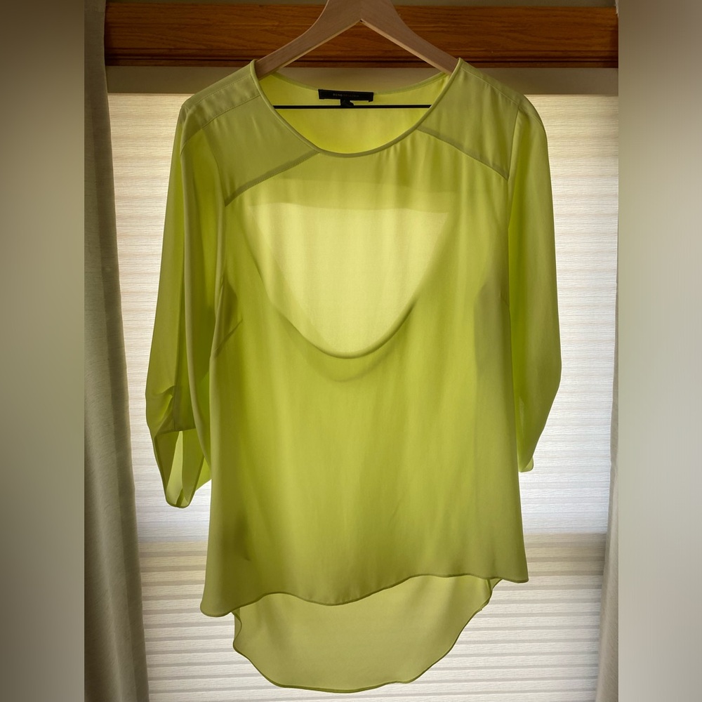 BCBG scoop back top; size L; only worn once
